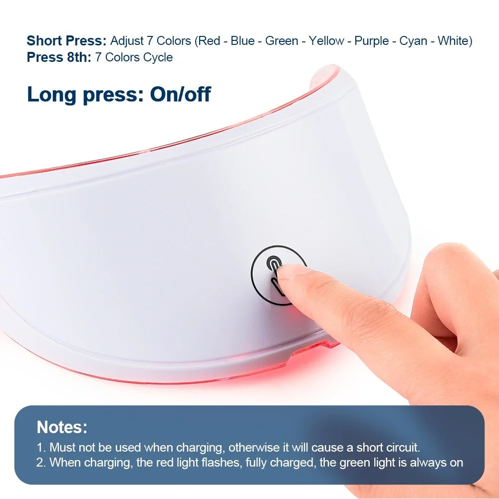 LED Glow Mask™ — Piel Radiante en 10 Minutos al Día