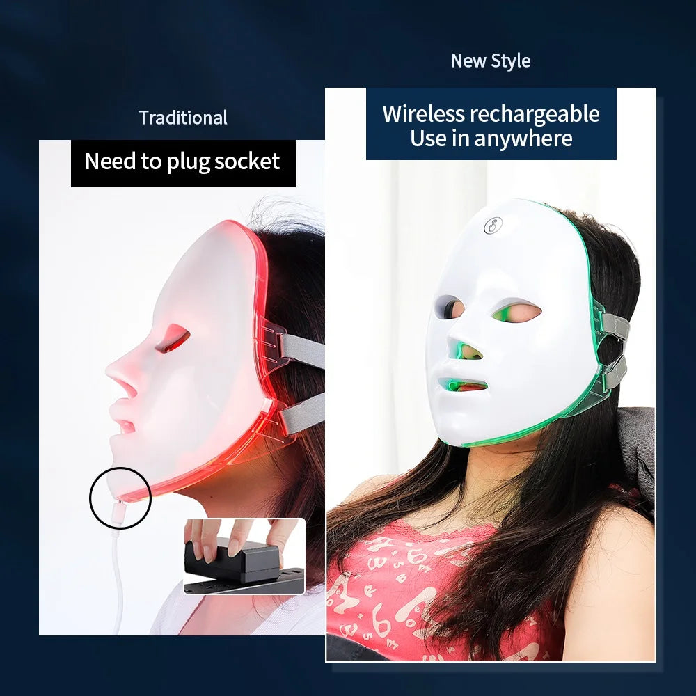 LED Glow Mask™ — Piel Radiante en 10 Minutos al Día
